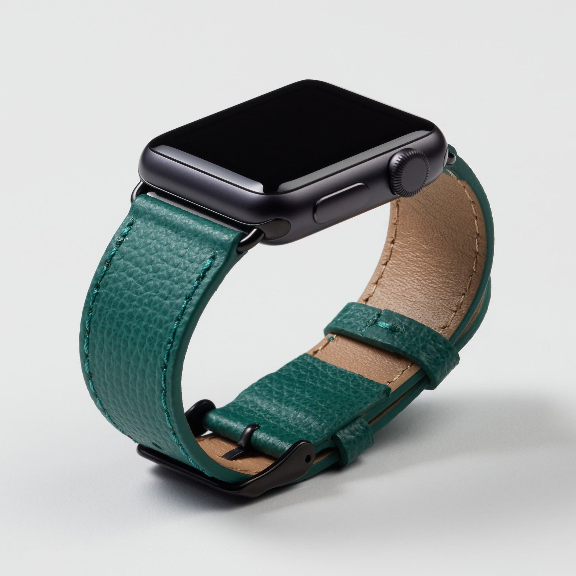 Epsom Leather Apple Watch Band handmade leather goods by TOP Leather handmade