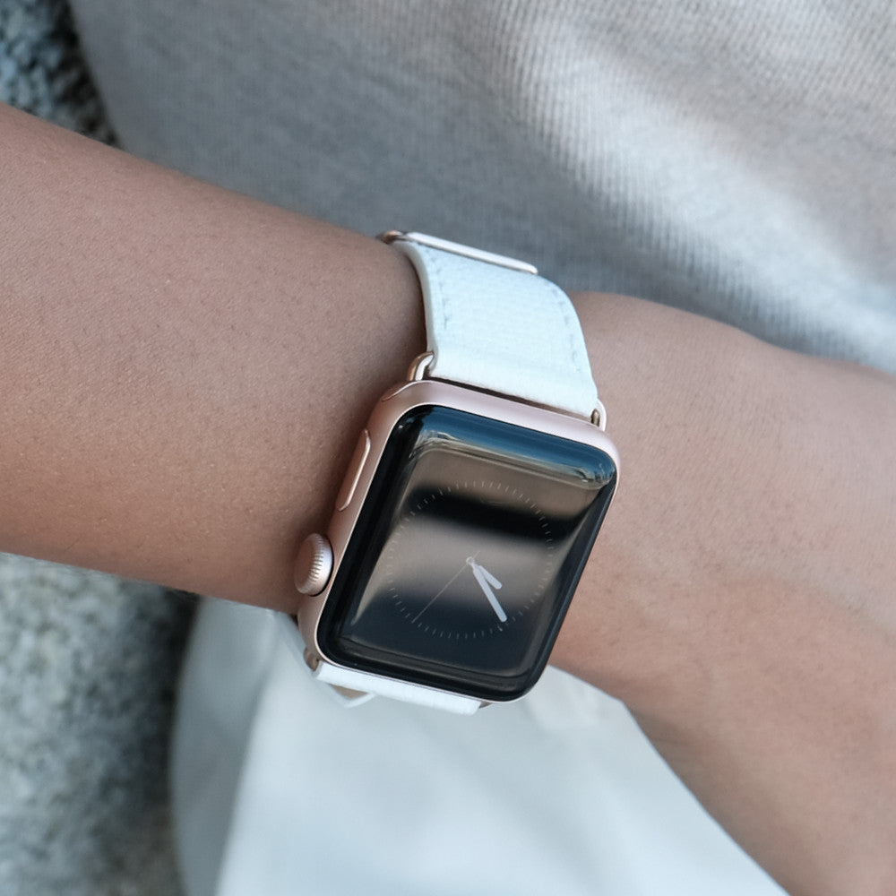Epsom Leather Apple Watch Band handmade leather goods by TOP Leather handmade