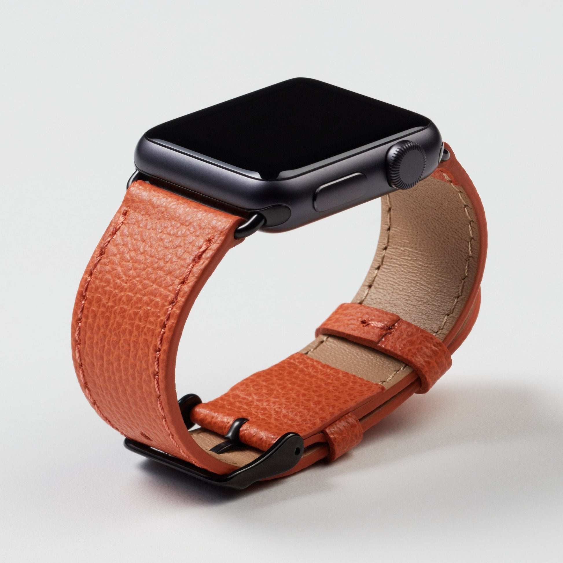 Epsom Leather Apple Watch Band handmade leather goods by TOP Leather handmade