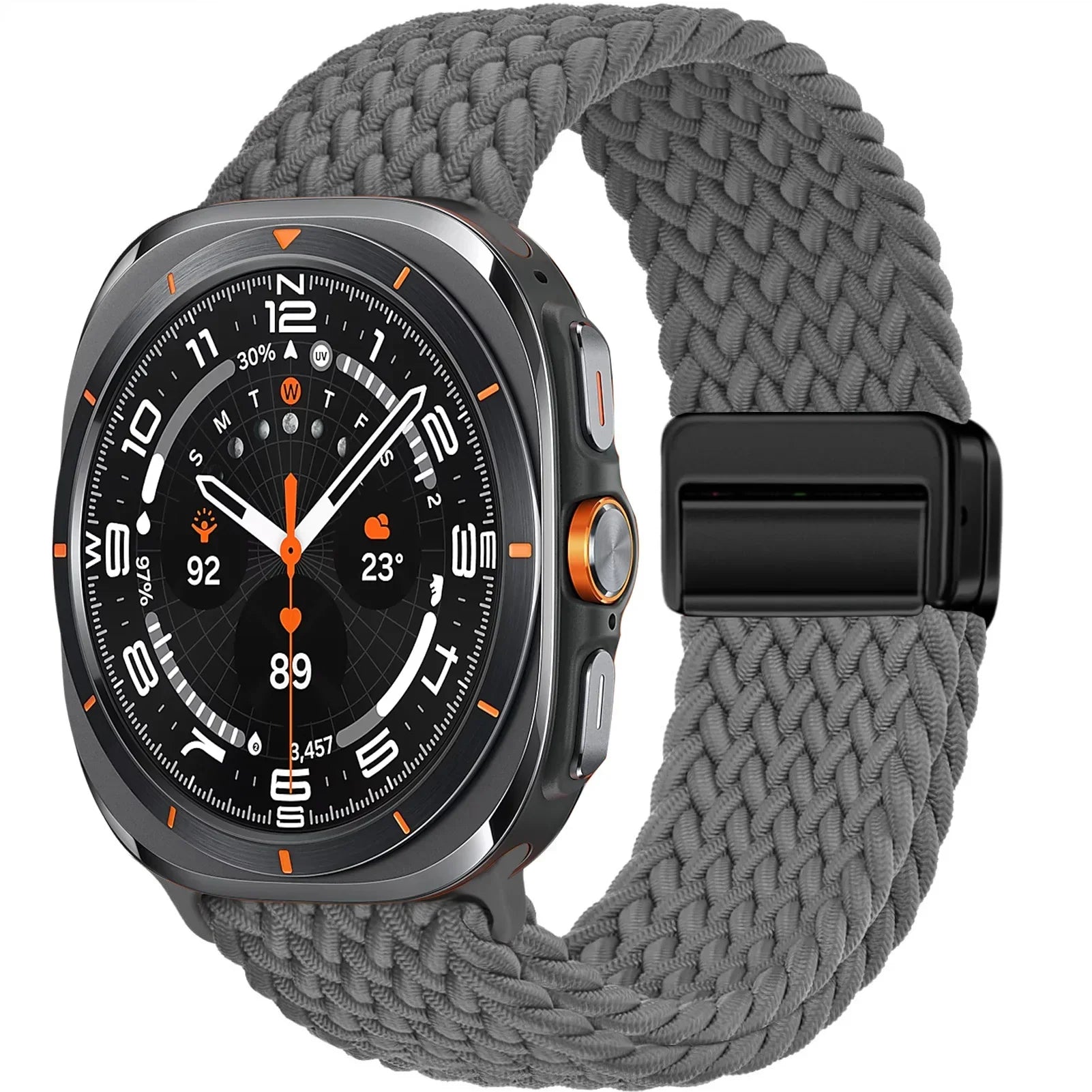 Magnetic Nylon Braided sport Bracelet Correa Galaxy Watch 7 Ultra Band