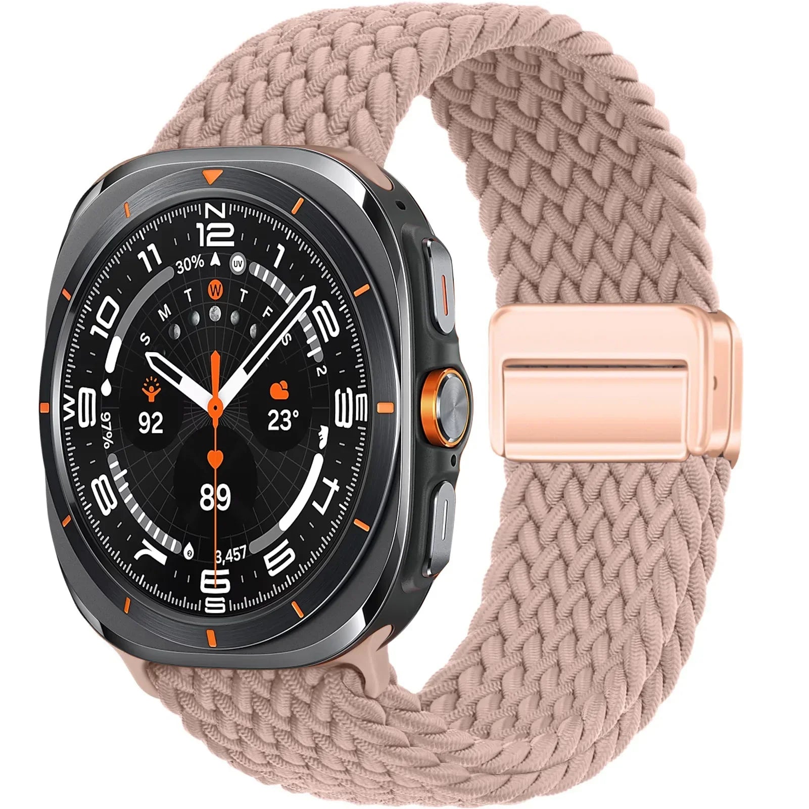 Magnetic Nylon Braided sport Bracelet Correa Galaxy Watch 7 Ultra Band