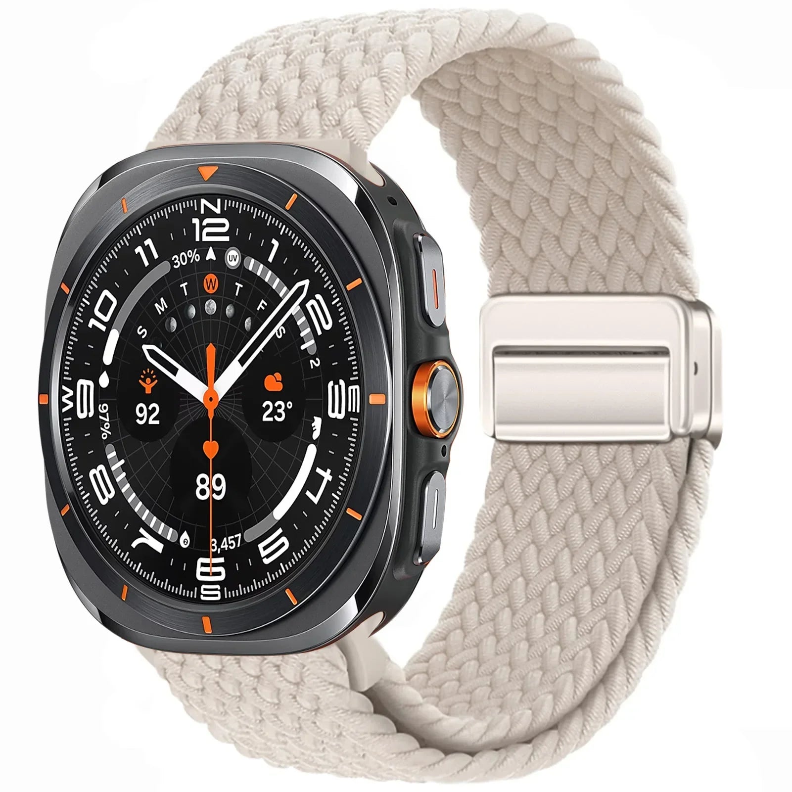 Magnetic Nylon Braided sport Bracelet Correa Galaxy Watch 7 Ultra Band