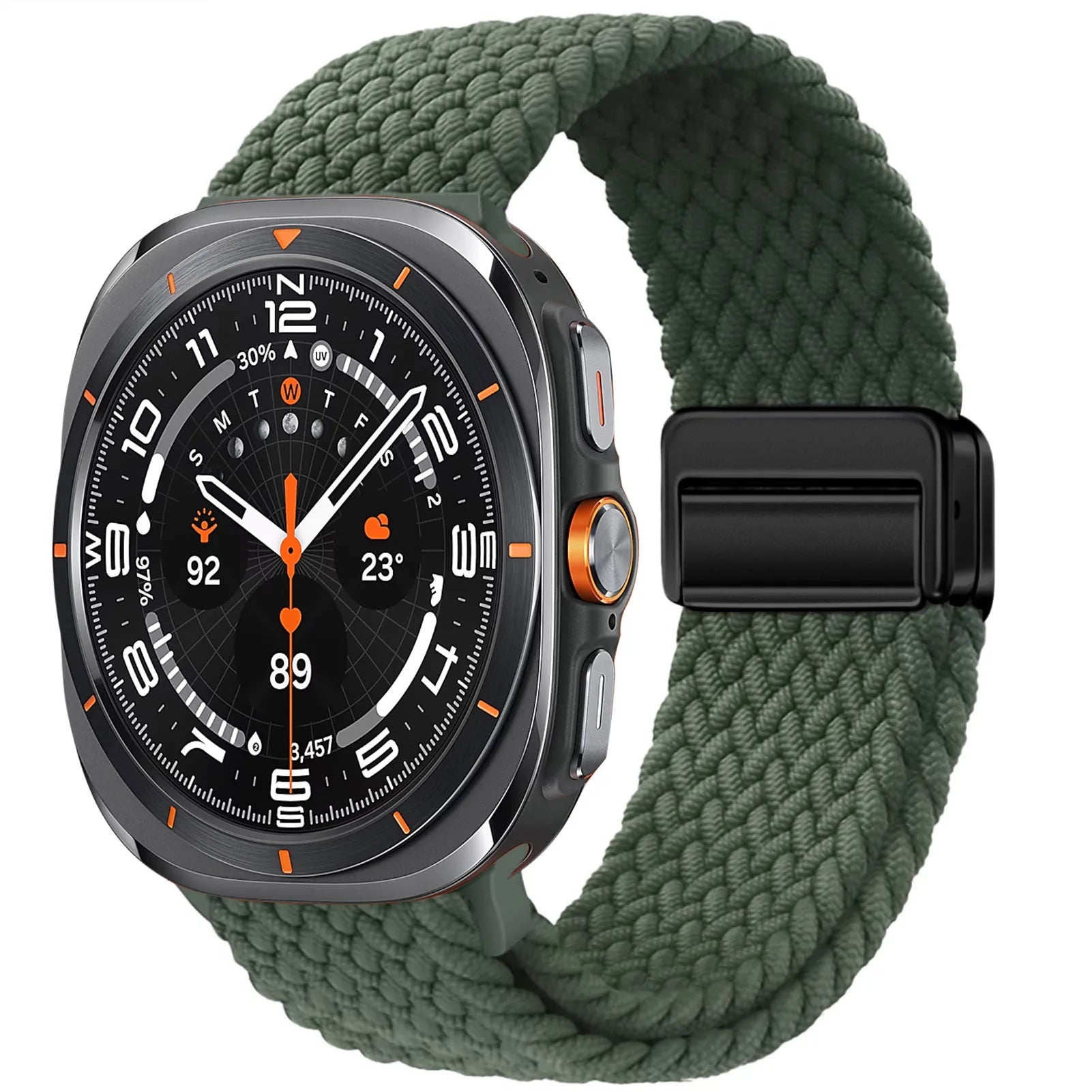 Magnetic Nylon Braided sport Bracelet Correa Galaxy Watch 7 Ultra Band