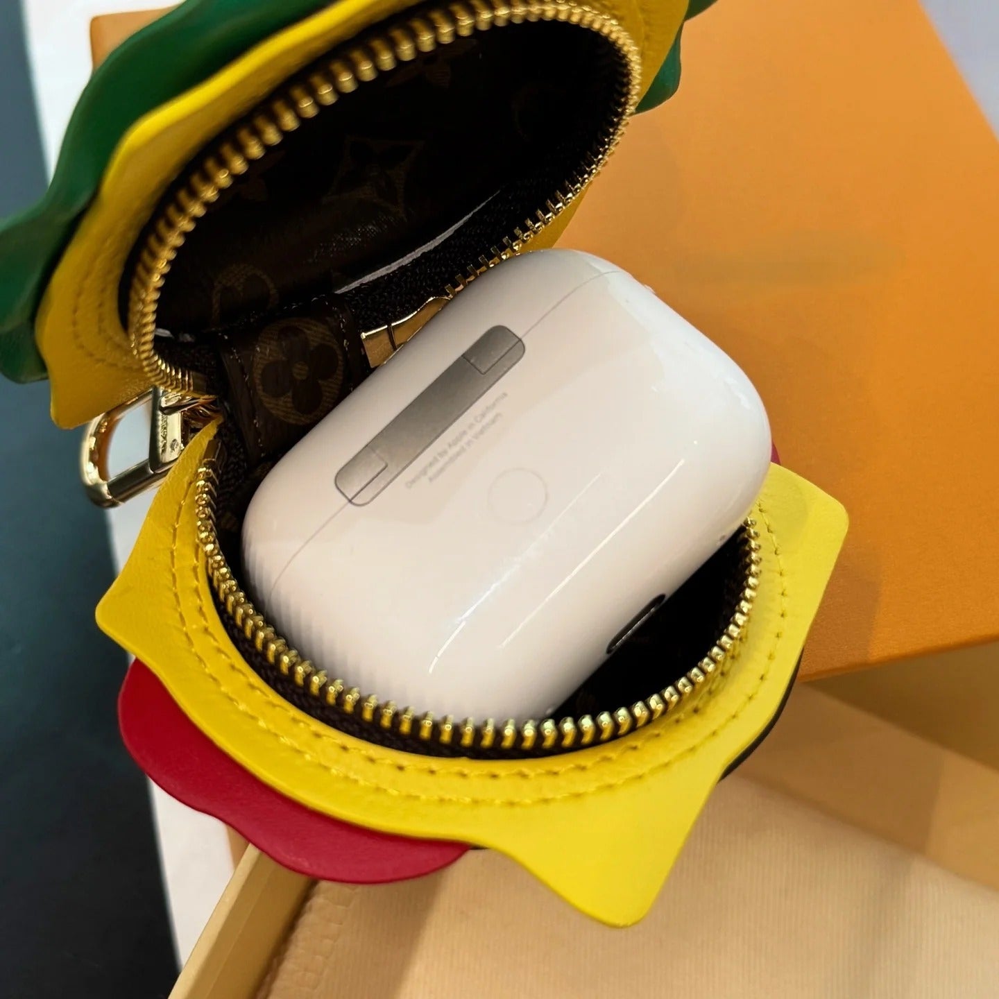 Hamburger Bag Charm