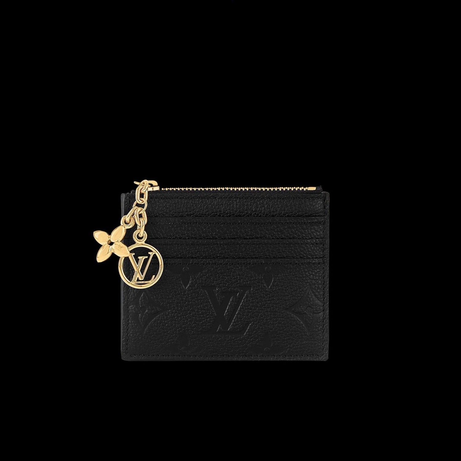 Flora Monogram Card Holder