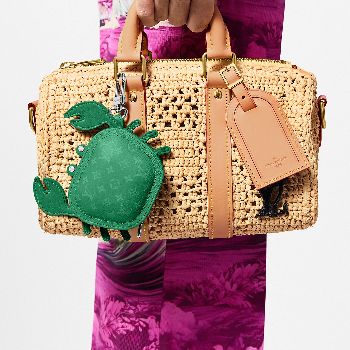 LV Crab Bag Charm