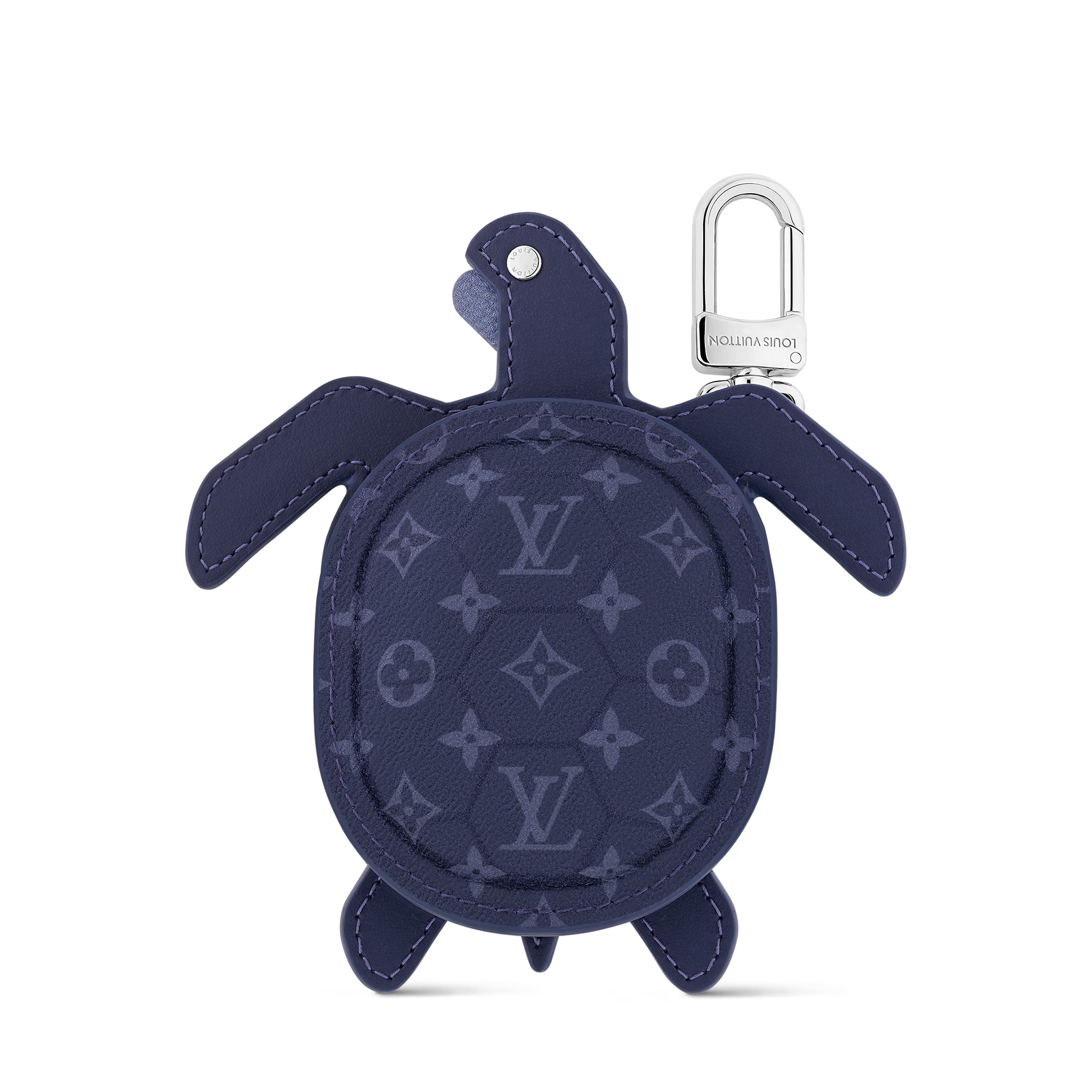 LV Turtle Pouch Bag Charm