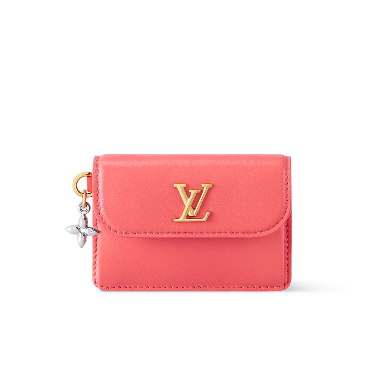Tiny Recto Verso Card Holder LV Bloom