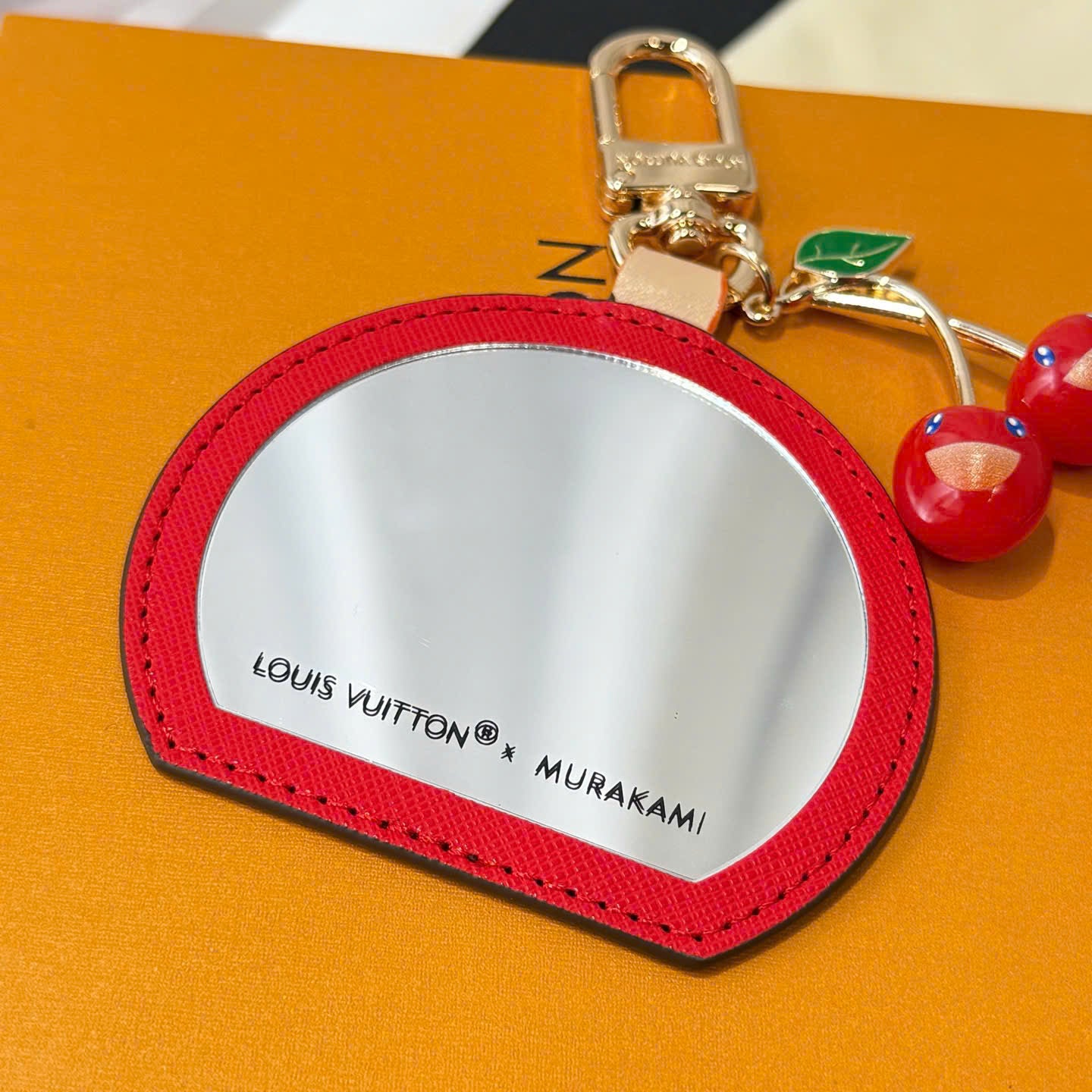 LV Mini Mirror Bag Charm