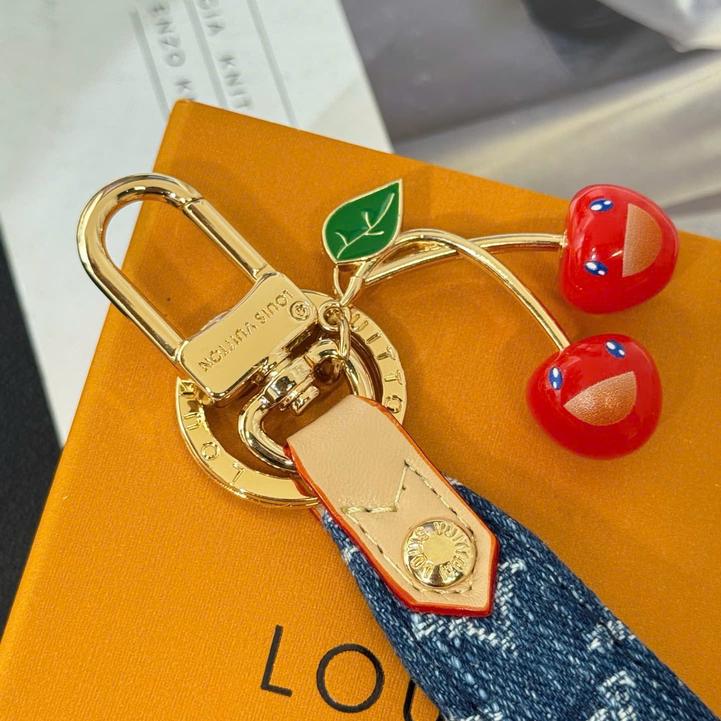 LV x TM Denim Cerise Dragonne